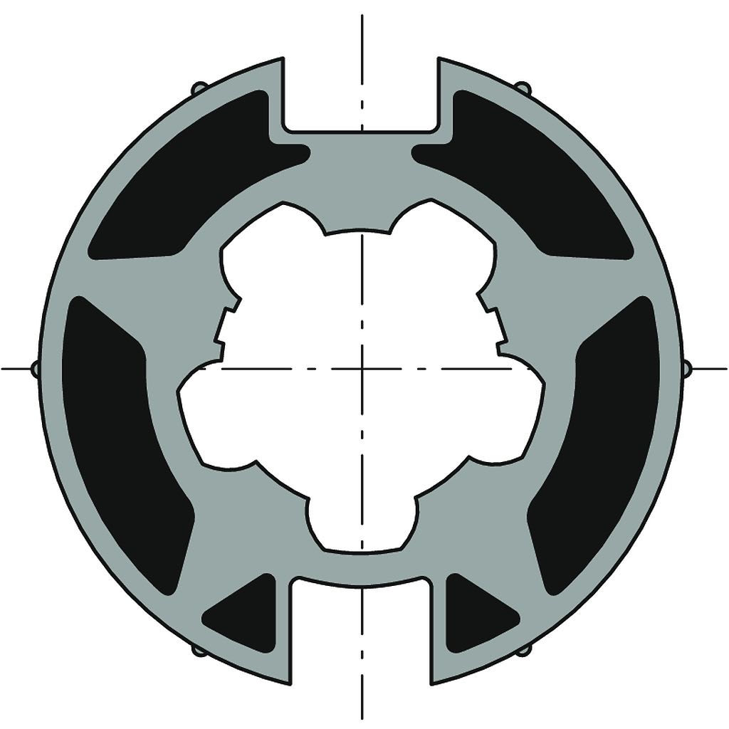 Somfy - Roue d50 - welser d70x1.5 goutte plate