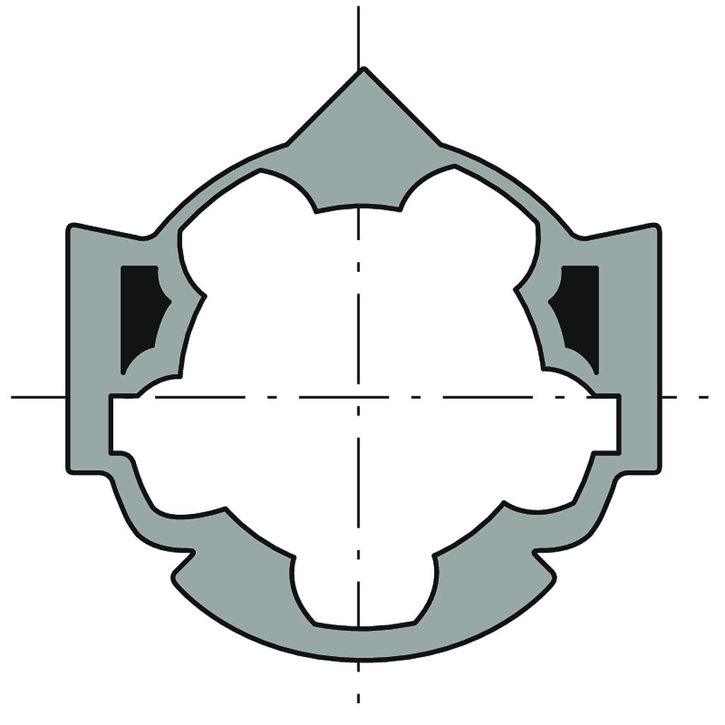 Somfy - Roue moteur Ø50 pour tube hexagonal diamètre 50 mm
