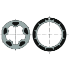 Somfy - Kit (1 roue+1 couronne) d50 mischler 60