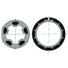 Somfy - Kit (1 roue+1 couronne) d50 mischler 60