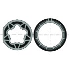 Somfy - Roue+couronne d50 tube d63x1.5 clip dur