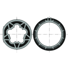 Somfy - Roue+couronne d50 tube d63x1.5 clip dur