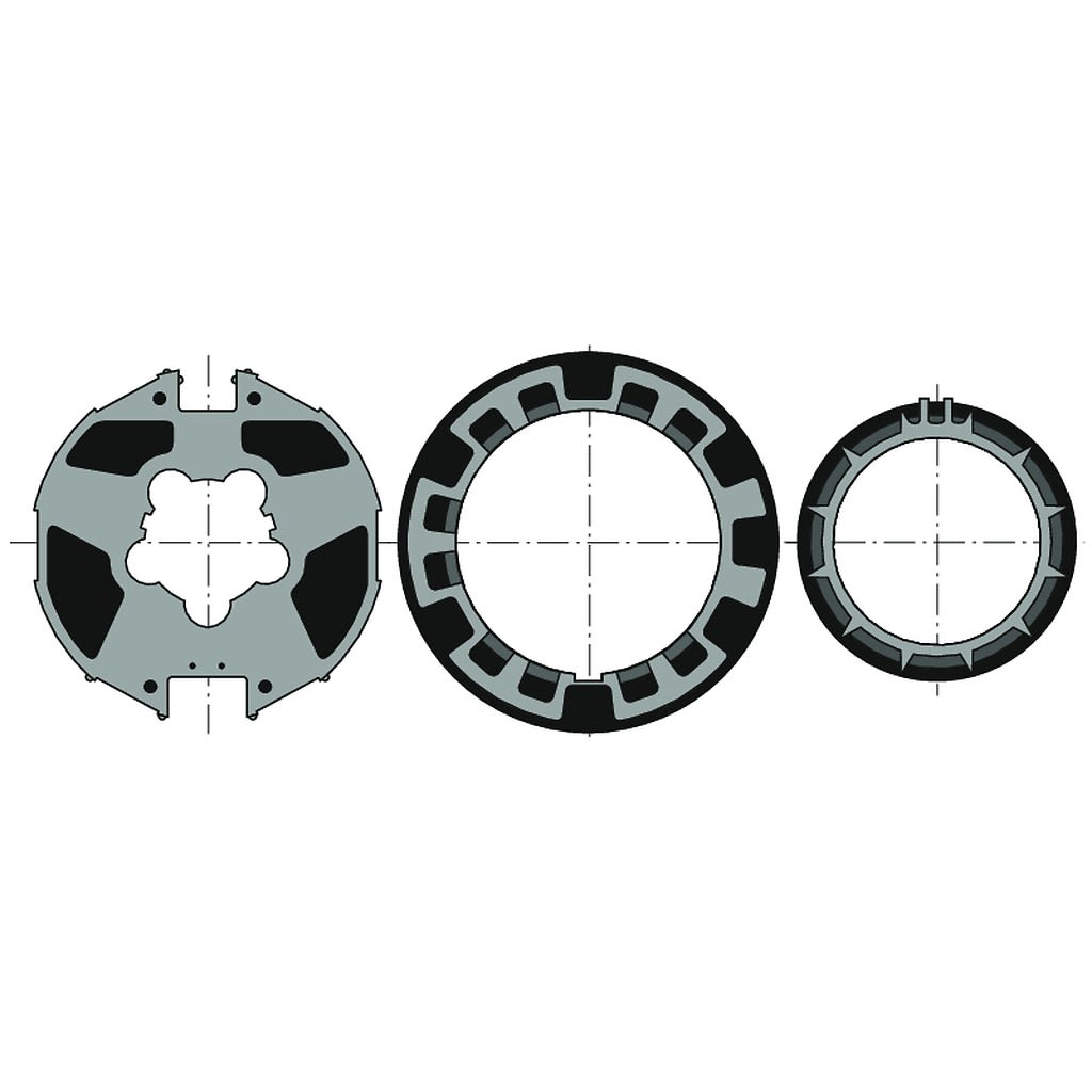 Somfy - Roue+couronne 50/60 imbac 85/ tube 78 gp