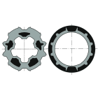 Somfy - Roue+couronne moteur d50 tube imbac d65