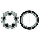 Somfy - Jeu roue et couronne moteur Ø50 pour tube Imbac Ø65