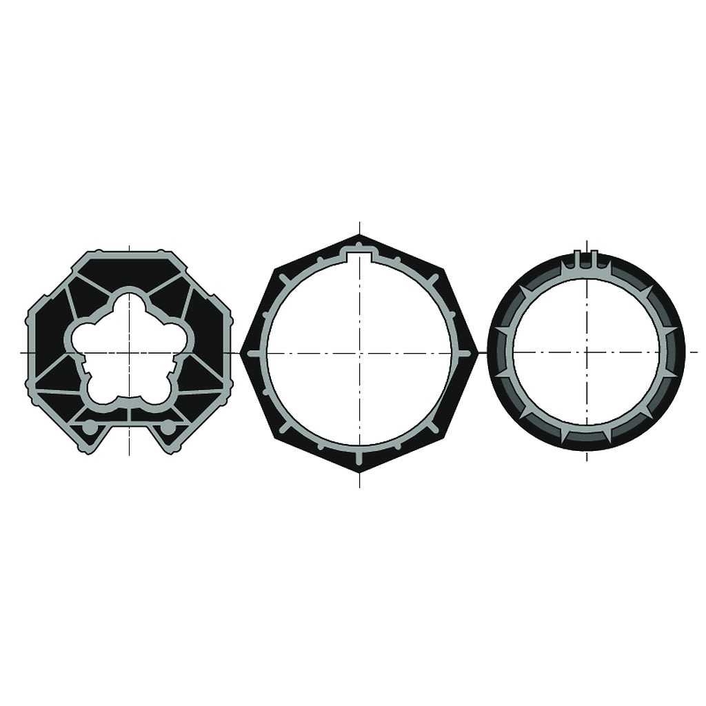Somfy - Roue+2 couronnes d50 imbac octo d70