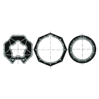 Somfy - Jeu roue et deux couronnes Ø50 Imbac octogonal 70 mm