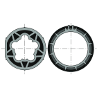 Somfy - Roue+couronne d50 tube d63x1.5 clip faib