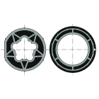 Somfy - Roue+couronne d50 tube 70x1.5 clip faib