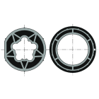 Somfy - Roue+couronne d50 tube 70x1.5 clip faib