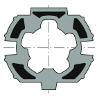 Somfy - Roue ø50 tube zf64 recentre