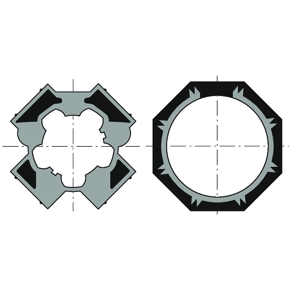 Somfy - Kit (1 roue+1 couronne) d50 octo 60
