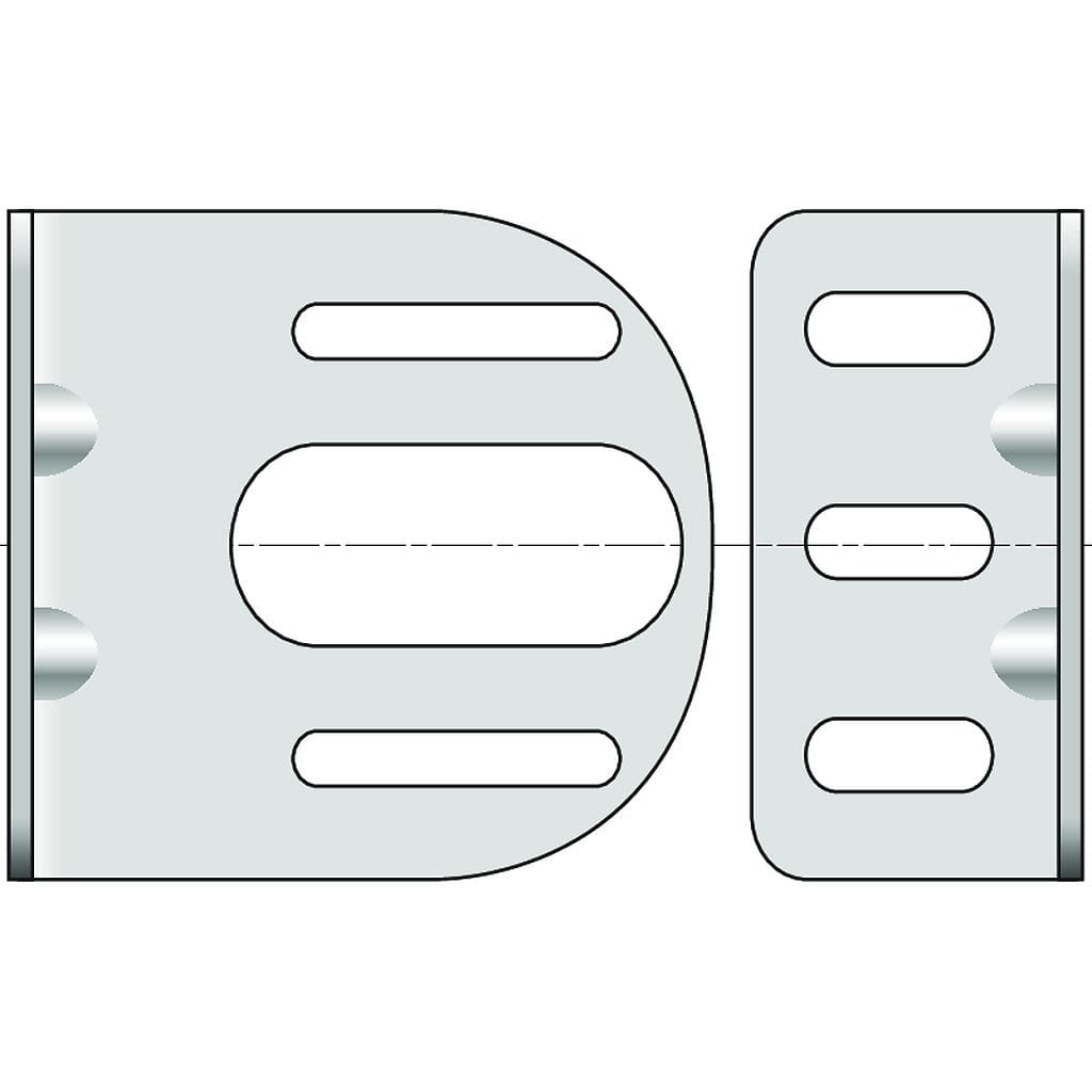 Somfy - Équerre murale pour motorisation ls 40/lt 50