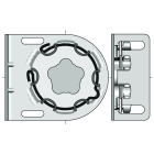 Somfy - Support universel d 50 et 60