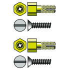 Somfy - Pion fixation d50 csi cvr