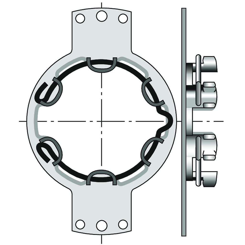 Somfy - Support d50 universel deprat