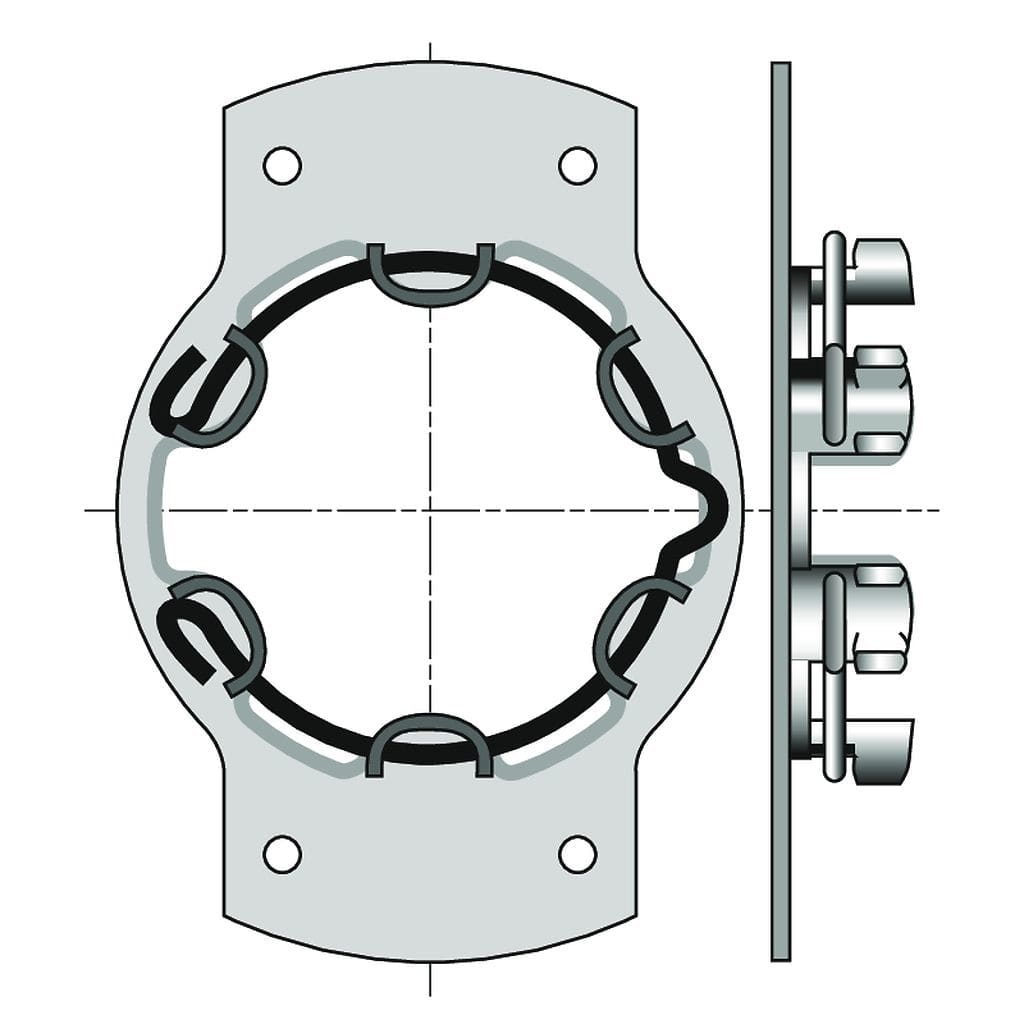 Somfy - Support d50 universel acier