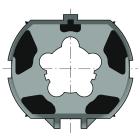 Somfy - Roue ø50/60 tube zf80
