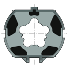 Somfy - Roue ø50/60 tube zf80