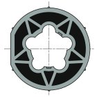 Somfy - Roue nt5/6 pour tube d.70 x 2