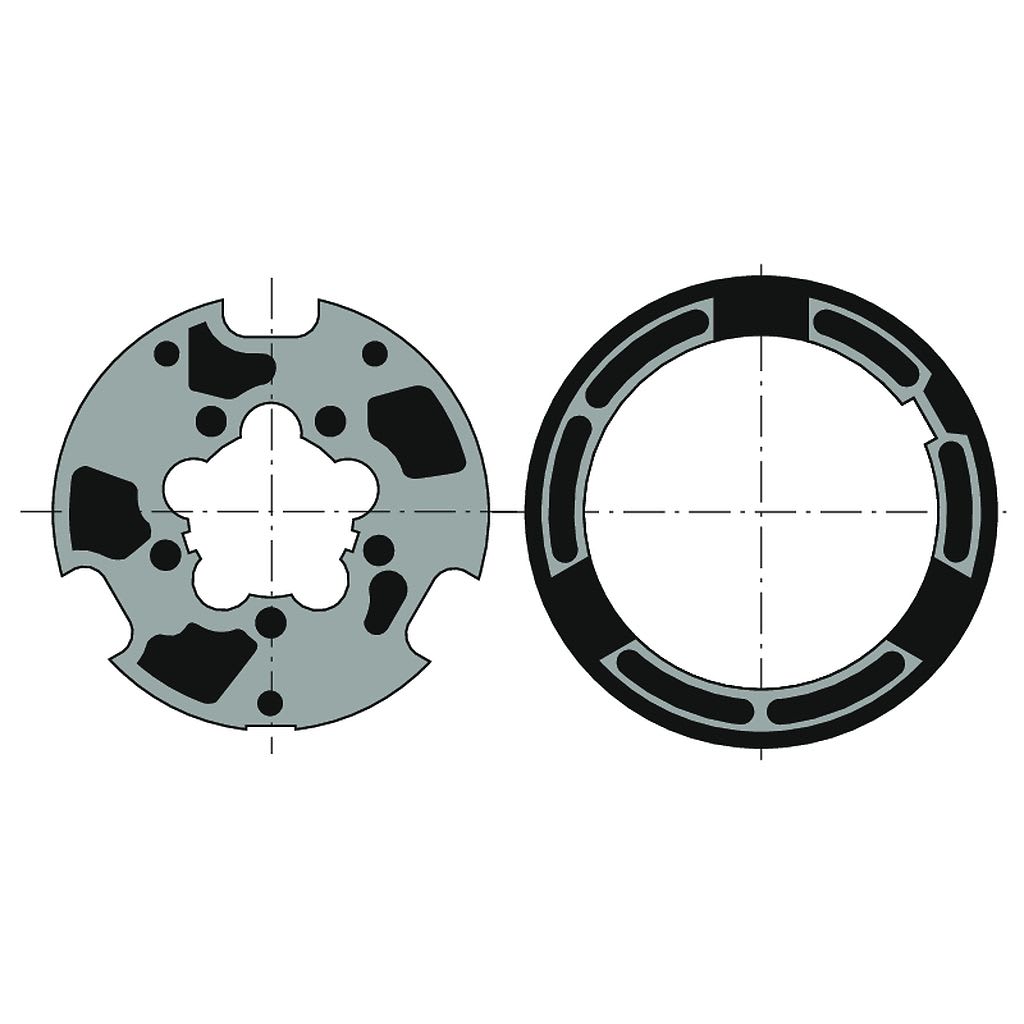 Somfy - Roue+couronne LT60 - llaza d80