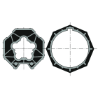 Somfy - Roue+couronne LT60 - sw70 / octo 70