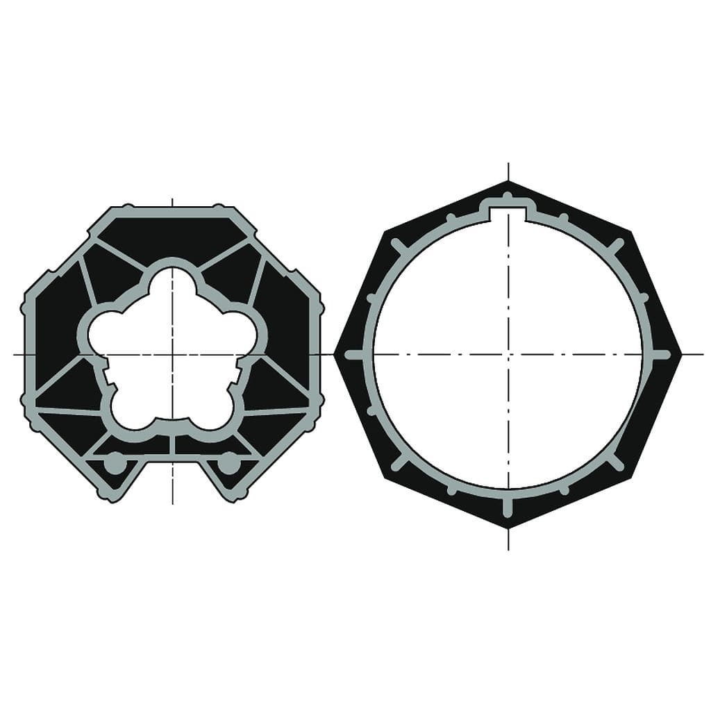 Somfy - Roue+couronne LT60 - sw70 / octo 70