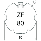 Somfy - Roue+couronne LT60 - zf80 x1