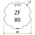 Somfy - Roue+couronne LT60 - zf80 x1