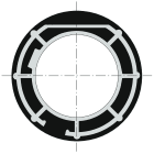 Somfy - Couronne ø60 mischler d102x2