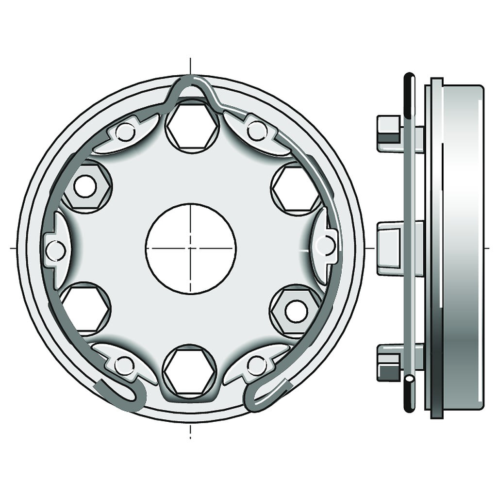 Somfy - Support moteur ø50 / ø60