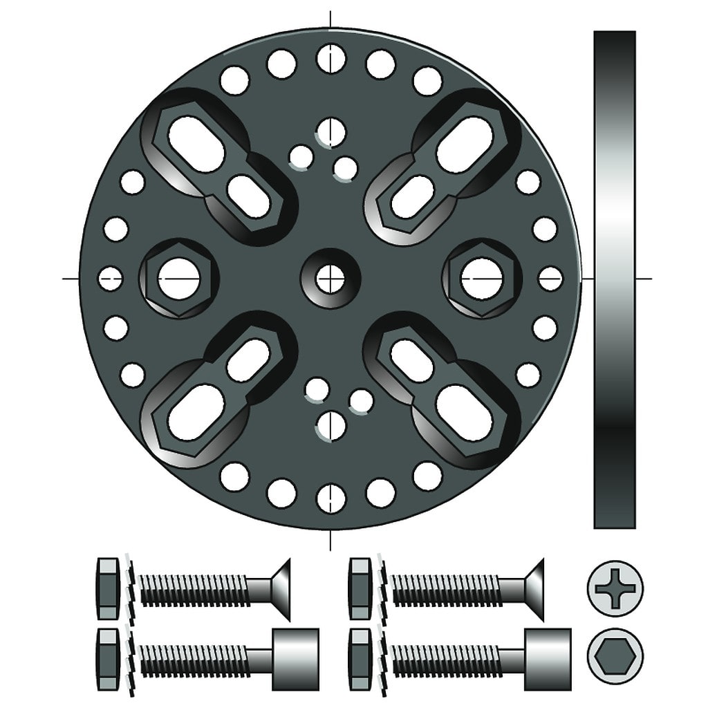 Somfy - Support moteur LT50/LT60 CSI pour stores