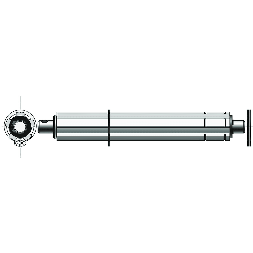 Somfy - Embout fortes charges axe de sortie Ø16 compatible 2 roues Ø60