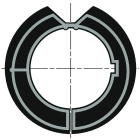 Somfy - Couronne pour motorisation ls 40 pour tube soloscreen