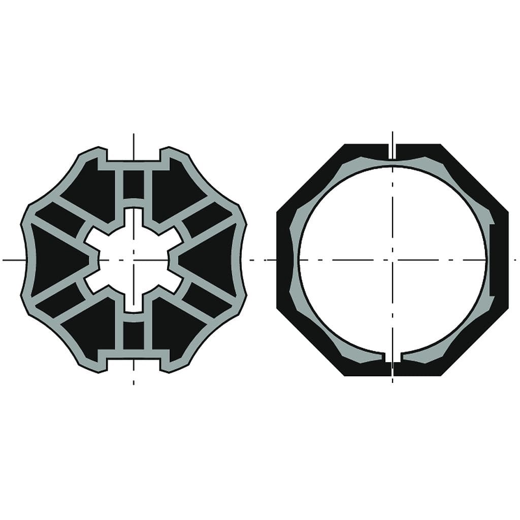 Somfy - Roue couronne pour motorisation ls 40 pour tube deprat octo 40