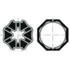 Somfy - Roue couronne pour motorisation ls 40 pour tube deprat octo 40