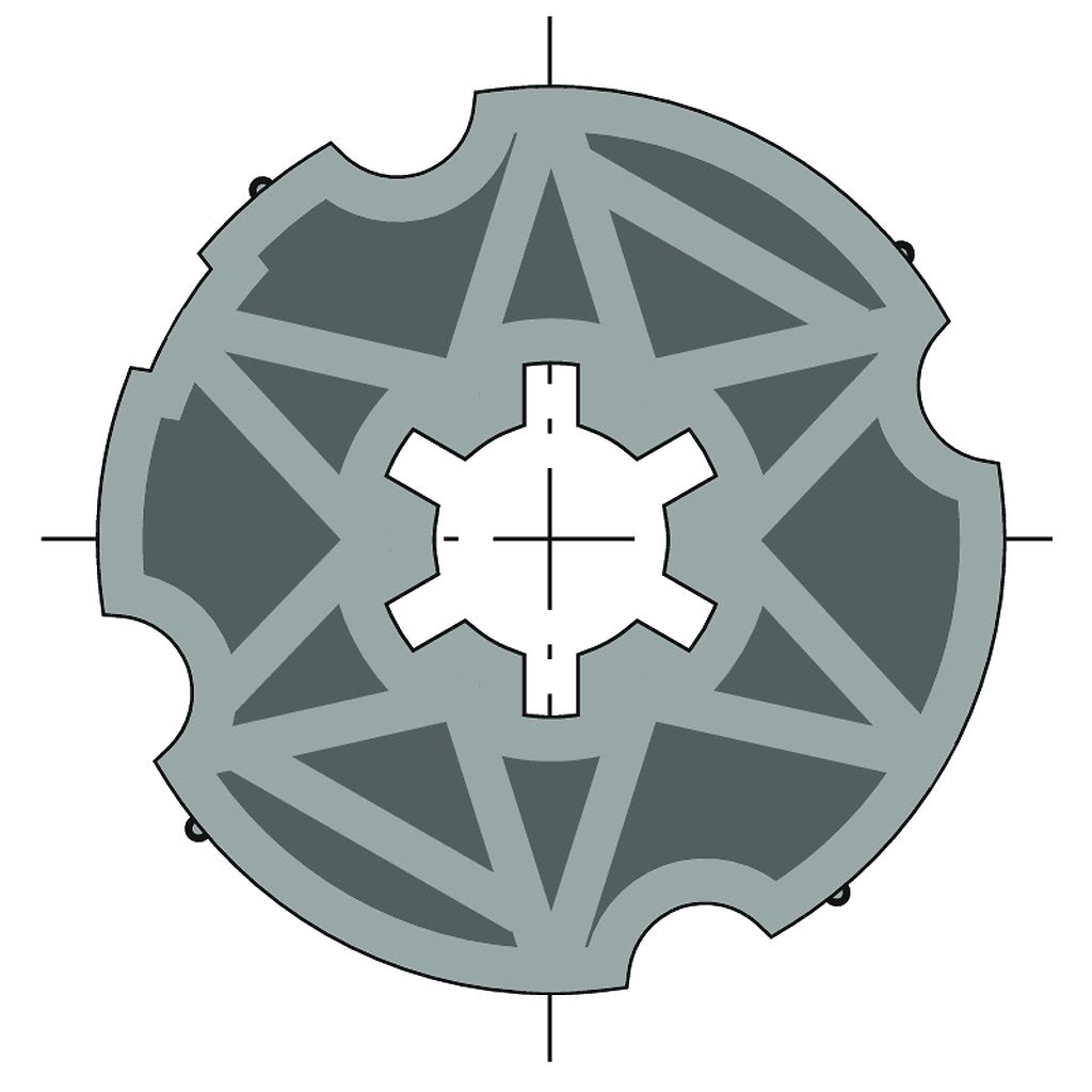 Somfy - Roue pour motorisation ls 40 pour tube zf45