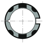 Somfy - Couronne pour motorisation ls 40 pour tube zf45