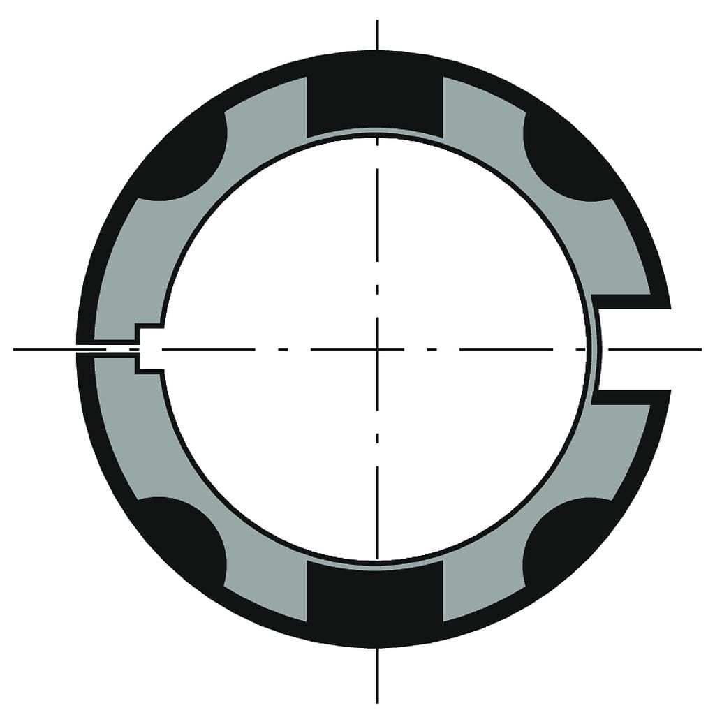 Somfy - Couronne pour motorisation ls 40 pour tube zf45