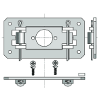 Somfy - Plaque point fixe Ø40 pour volet roulant