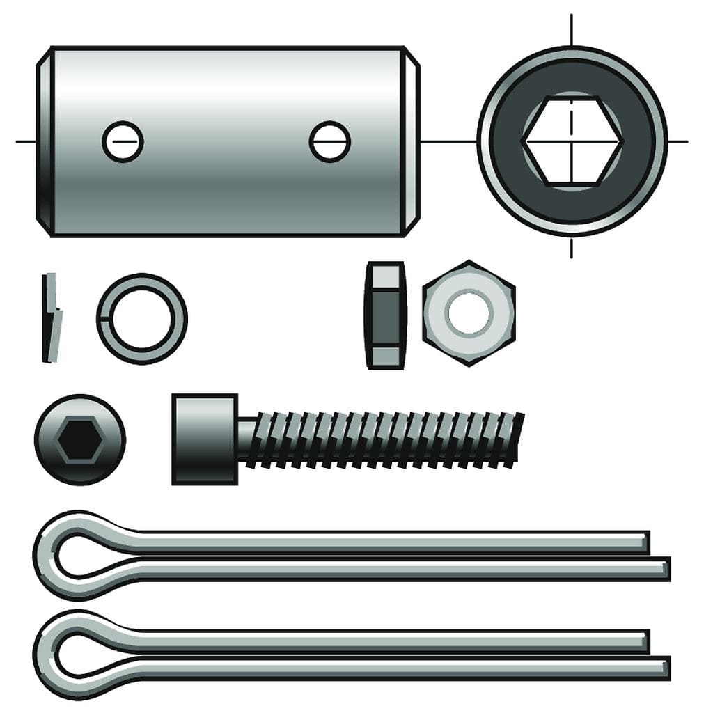 Somfy - Manchon hexa 7mm/carré 8mm (zf)