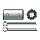 Somfy - Manchon pour hexagone de 7mm (zf)