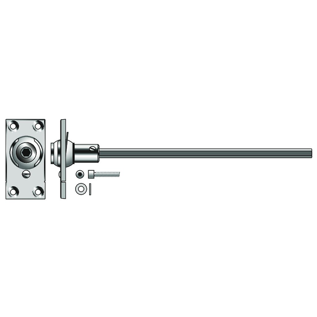 Somfy - Sortie de caisson verticale long. 330 mm