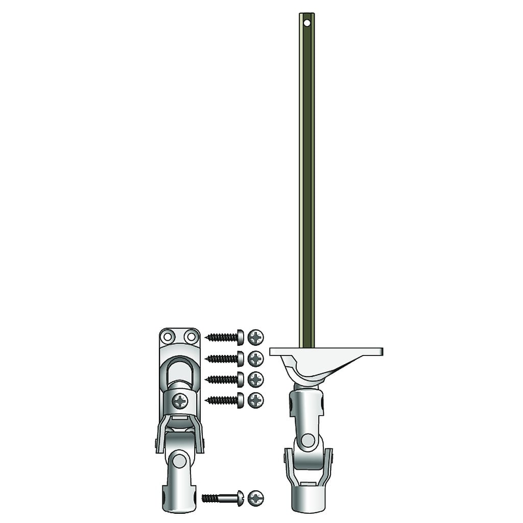 Somfy - Sortie de caisson inclinée 60° longueur 315 mm