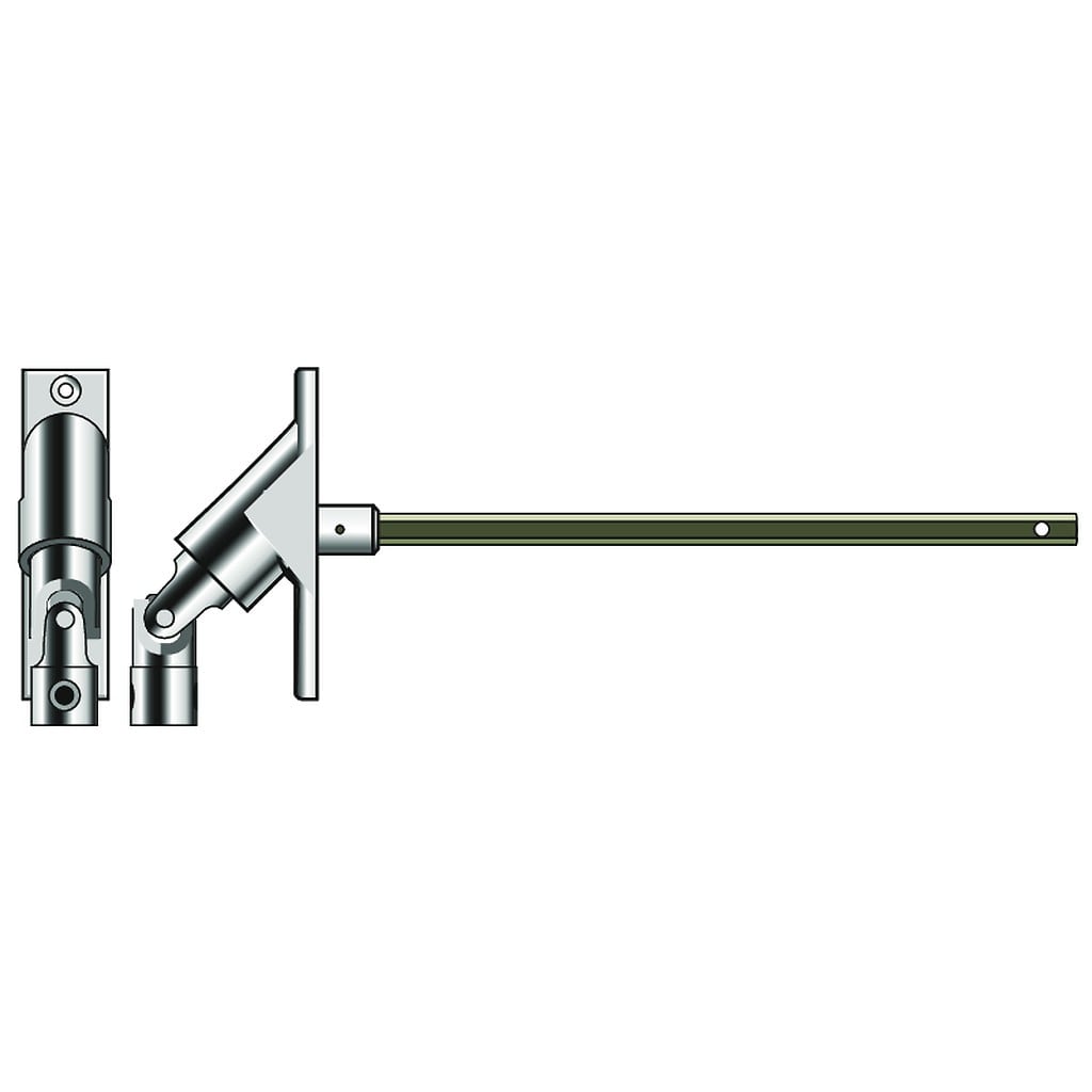 Somfy - Sortie de caisson double cardan longueur 315 mm