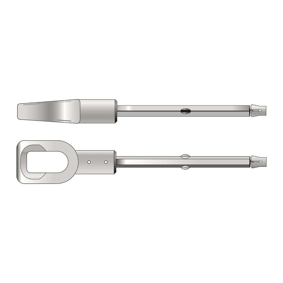 Somfy - Sortie de caisson inclinée 60° longueur 260 mm