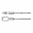 Somfy - Sortie de caisson inclinée 60° longueur 260 mm
