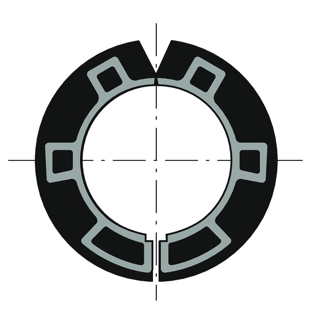 Somfy - Couronne ls 40 pour tube hassinger diamètre 51