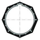 Somfy - Couronne nt6 dohner oct.70x1.2