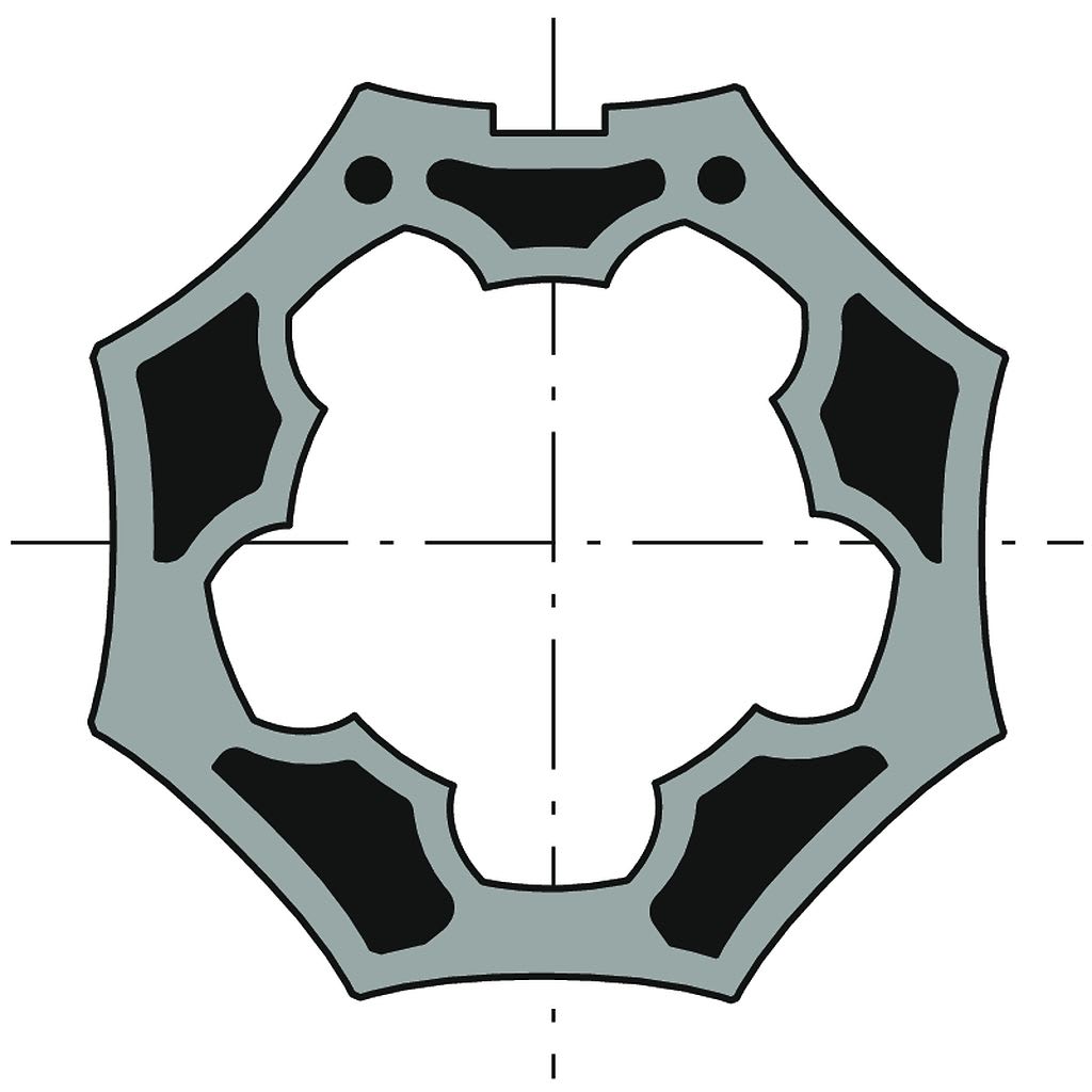 Somfy - Roue ø50 tube oct50